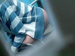 Legal Age Teenager caught peeing in public WC