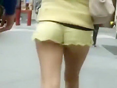 Foxy a-hole of a legal age teenager hotty stalked on street