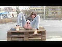 Perverse German Hotty Fucking Outdoor