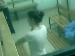 Alluring teenies spied in school lockers