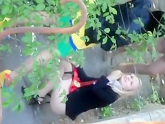 Random beauties filmed when relieving themselves