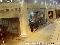 Saucy hawt dark brown enjoys pissing hard underneath a bridge