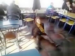 Drunk chick shows off her seductive vagina