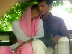 Foxy Desi angel gives her ally a cook jerking in public