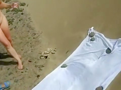 Delightsome broad acquires groped by 2 aged males and sucks their dongs