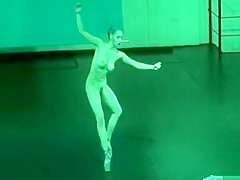 Exposed art show with a nasty ballerina