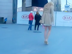 Hottest non-professional Solo Cutie, Outdoor porn movie scene