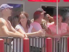 Avid people flashing their asses to the educate