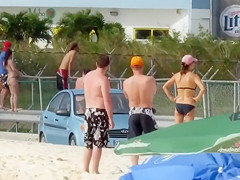 Bare boob on the adventurous sweetheart