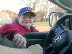 Granny is pleased to assist with the boner