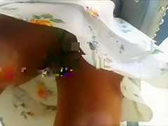 Worthwhile uppie shows her arse in boyshort pants