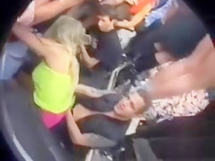 Sexy public sex at the Love Parade in Berlin