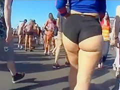 Going after her magnetic couple of butt cheeks