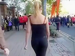 I just had to pursue her arse!