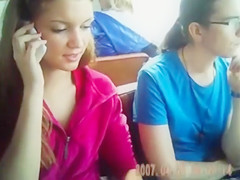 Putting the knob into her hair