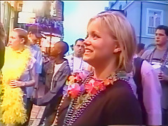 Lascivious pornstar in mad striptease, golden-haired xxx movie scene