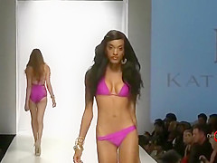 Breathtaking swimsuit models walk the runway