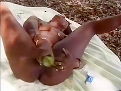 Incredible dilettante MILFs, Outdoor sex clip