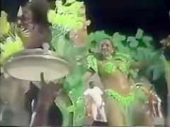 South American Carnival dancers in astounding outfits