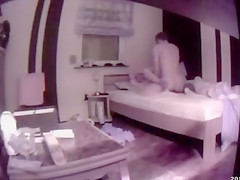 Real excitement betwixt a lustful pair in daybed