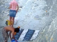 Non-Professional Oral Stimulation at the Nudist Beach