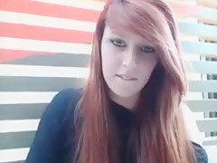 Redhead restaurant vagina show