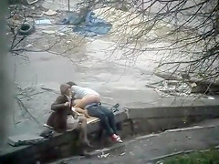 Hard sex at the landfill