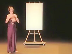 Comedian in a nightgown lets her nipp slide