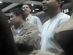 Candid Camera Films Woman with Massive Large Tits