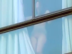 Hidden camera spying on 2 bare beauties in hotel room