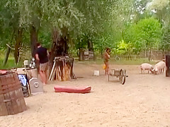 Astonishing big beautiful woman, Outdoor xxx scene