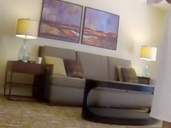 Gal Flashing Undressed to Roomservice Boy