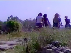 Insane Outdoor, Fetish porn scene