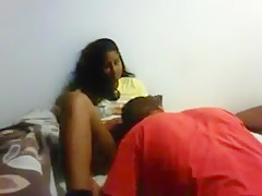 Desi honey lets her Ally eat her cum-hole