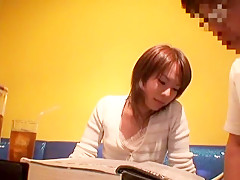 Exotic Japanese floozy Mina Manabe in Astonishing JAV clip