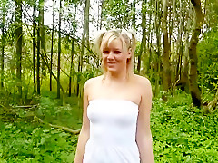 Exotic German, Outdoor porn scene