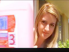 Doing the milk defiance outside