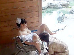 Hottest Japanese angel Mai Tsuruta in Outstanding Nurse, Outdoor JAV video