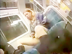 two Gals Flashing &amp; Playing in Public