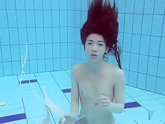 Roxalana Swims Like A Fish With Her Taut Love Tunnel
