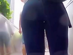Taut unfathomable blue panties