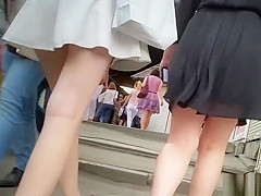 Angel In White And Girlfriend