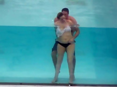 One More pair fucking in the pool