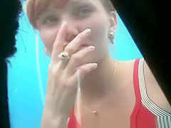 Spy Web Camera Beach, Changing Room, Russian Movie Show