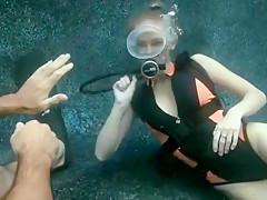 Scuba Irrumation in a Pool