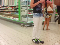 A Brunette Hair At The Store