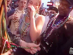 Some Gals Flashing In This Mardi Gras Fresh Orleans Home Movie Scene - SouthBeachCoeds