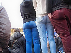 asses on beach 1