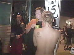 Sexy Gals Getting Stripped Back Stage with Real Rock Stars - SouthBeachCoeds