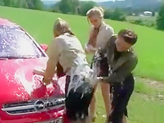 Sexually Excited Lesbos Go Insane Getting Soaked